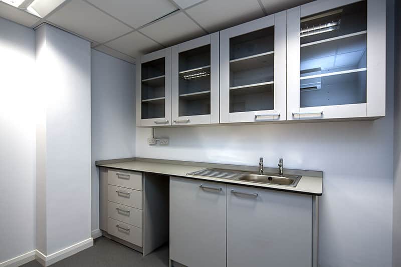 laboratory wall cupboards with or without glass