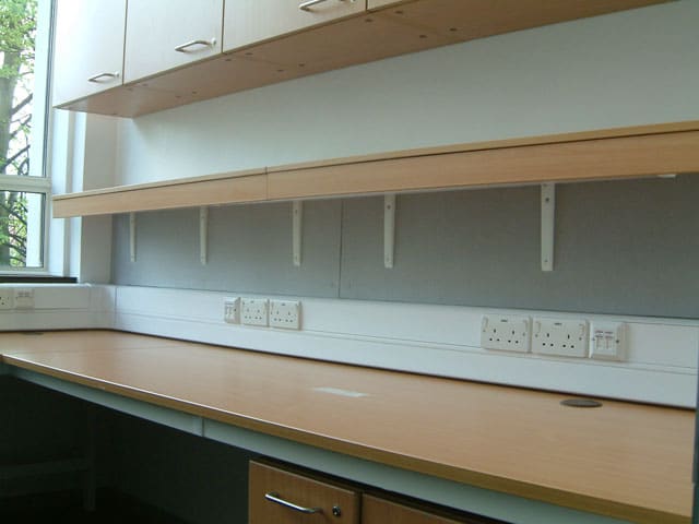 Lab desk from Cambridge University Department of Chemistry