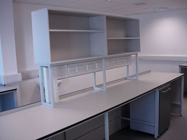Desk Installation in Laboratory