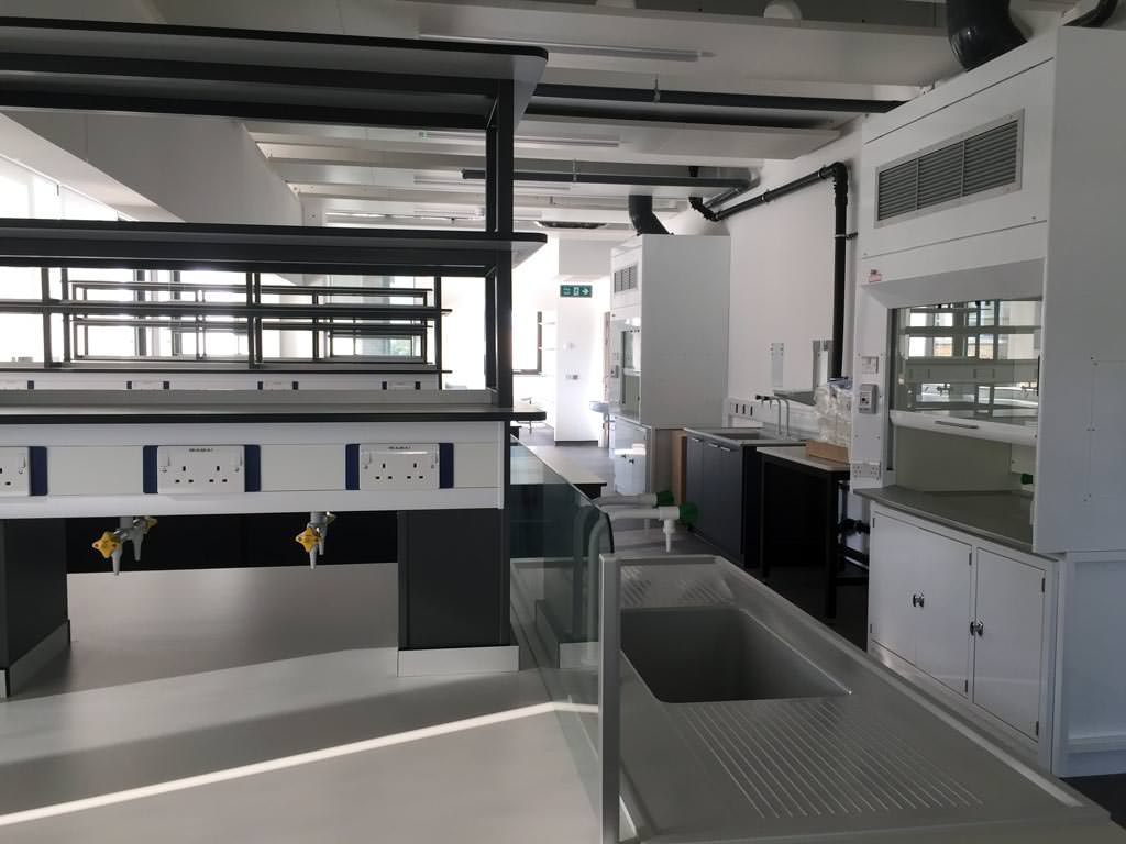 lab furniture manufacturer and install by interfocus