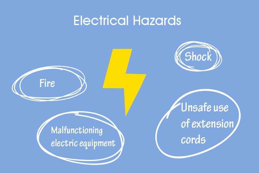 electrical hazards and risks in a lab