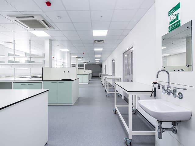 commercial laboratory refurbishment and fit out by interfocus