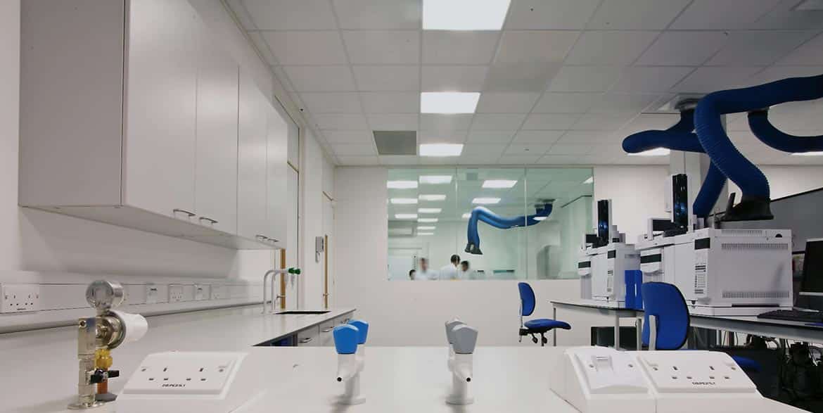 laboratory refurbishment of an analytical lab