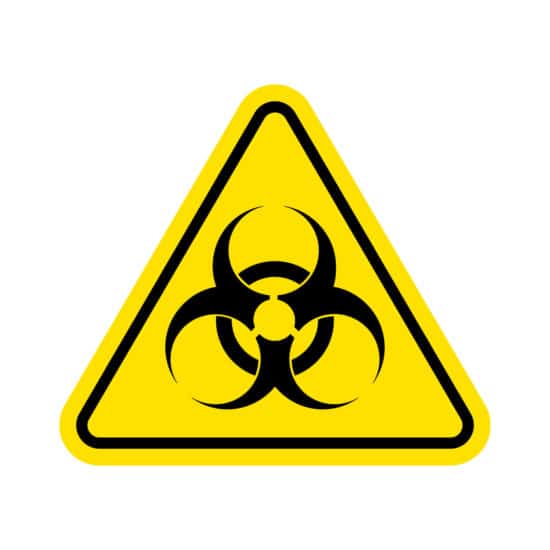 Bio hazard Science Safety Symbol