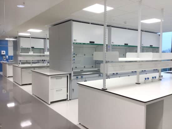 Laboratory contract fit out installation cambridge science park